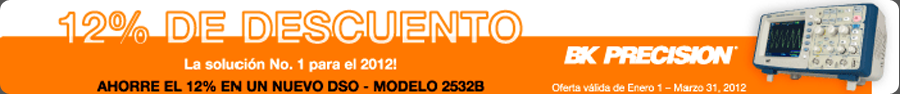 Promoción - Osciloscopio Digital 2532B BK Precision