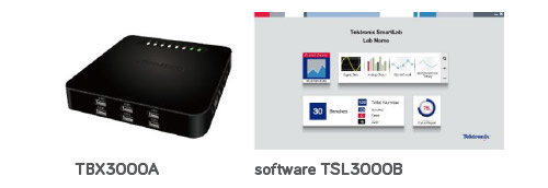 Tektronix TBX3000A y software TSL3000B