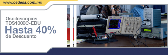 Osciloscopios Tektronix serie TDS1000C-EDU en oferta