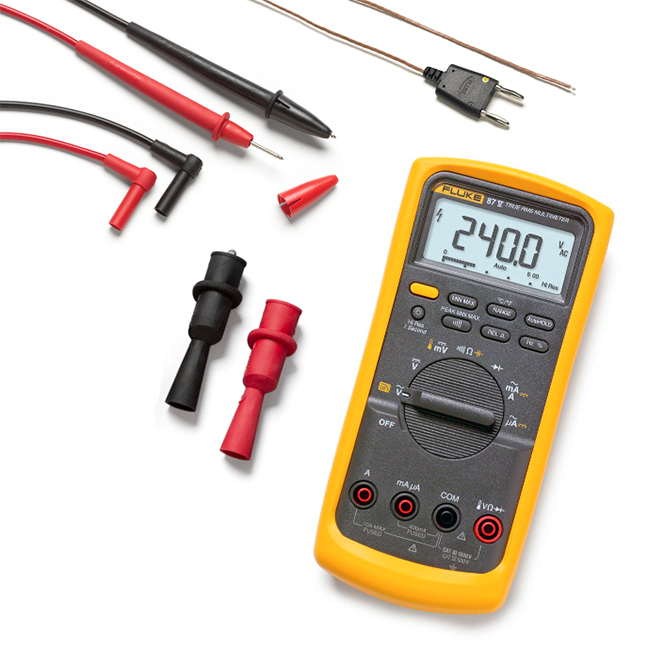 Fluke 87V - Multímetro digital industrial de verdadero valor eficaz