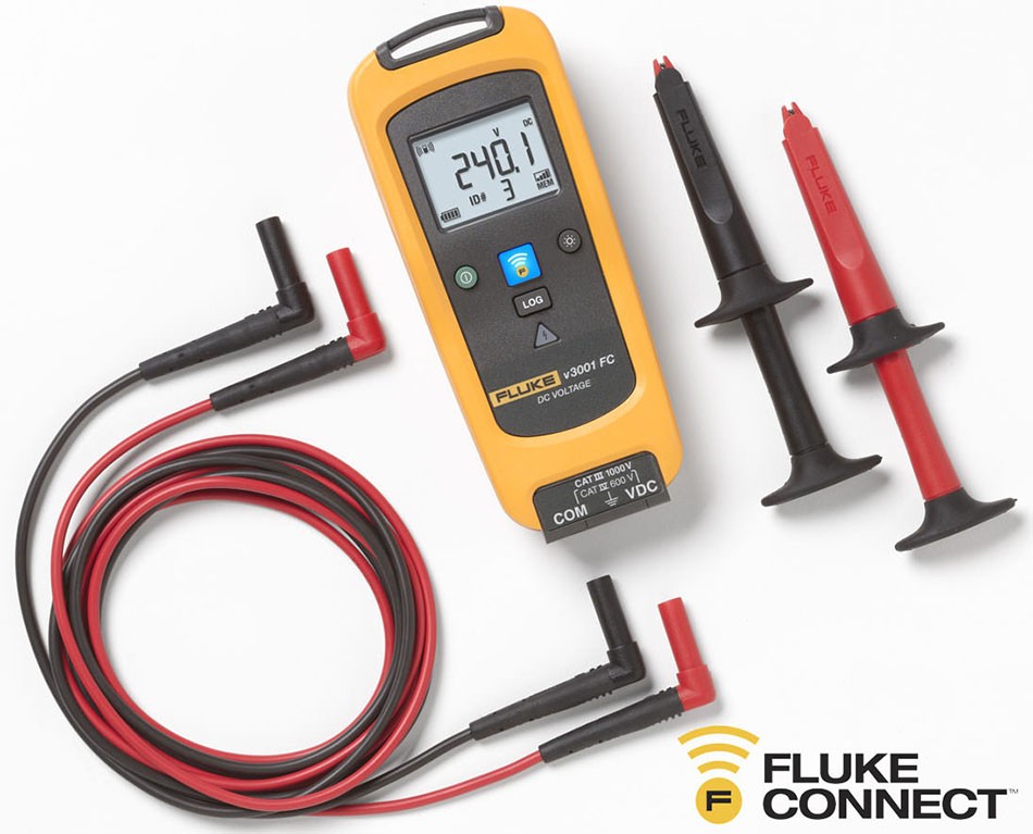 enseñar cráneo controlador Fluke V3001FC - Medidor de voltaje en DC