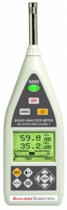 Anaheim Scientific S660 - Medidor de intensidad de sonido (Sonómetro)