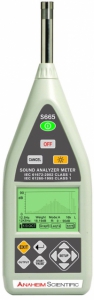 Anaheim Scientific S665 - Medidor de intensidad de sonido con bandas de octavas (Sonómetro)