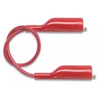 Pomona AL-B-12-2 - Cable caimán de conexión (rojo),  30cm largo