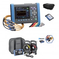 Hioki PQ3198+6000KIT-Promo - Analizador Calidad Eléctrica Clase A, Flex 6,000A. Inc. Medidor de tierra