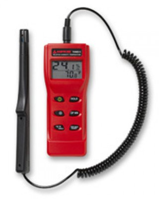 Amprobe THWD-5 - Medidor de Humedad (Higrómetro) de 0% a 100% RH