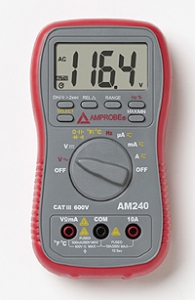 Amprobe AM-240 - Multímetro digital portátil 3 3/4 digitos