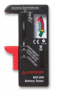 Amprobe BAT-200 - Probador de baterias de 9V