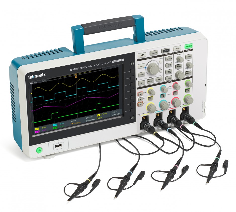 Osciloscopio digital de 4 canales