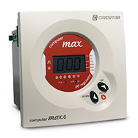 Circutor R10831001 - Regulador de energía reactiva 480V para panel (144 x 144 mm); COMPUTER MAX 6M