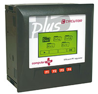 Circutor R12211 - Regulador de energía reactiva 520V para panel (144 x 144 x 90 mm); COMPUTER PLUS T14