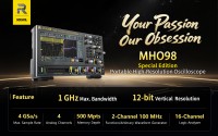 RIGOL MHO98 - Edición limitada Gold - Osciloscopio de señales mixtas 1GHz, 4GSa/s