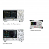 RIGOL RIG3-1F - Paquete Desarrollo Electrónico (Fuente, Osciloscopio y Generador de Funciones)