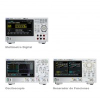 RIGOL RIG3-1M - Paquete de Validación Electrónica (Multímetro, Osciloscopio y Generador de Funciones)
